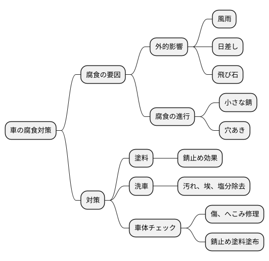 車体を守る重要性