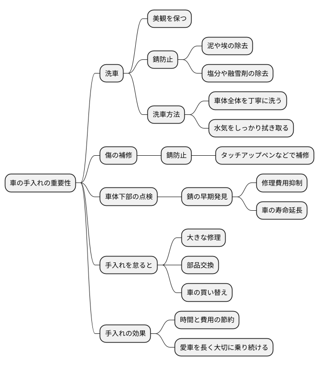 日ごろの手入れの大切さ